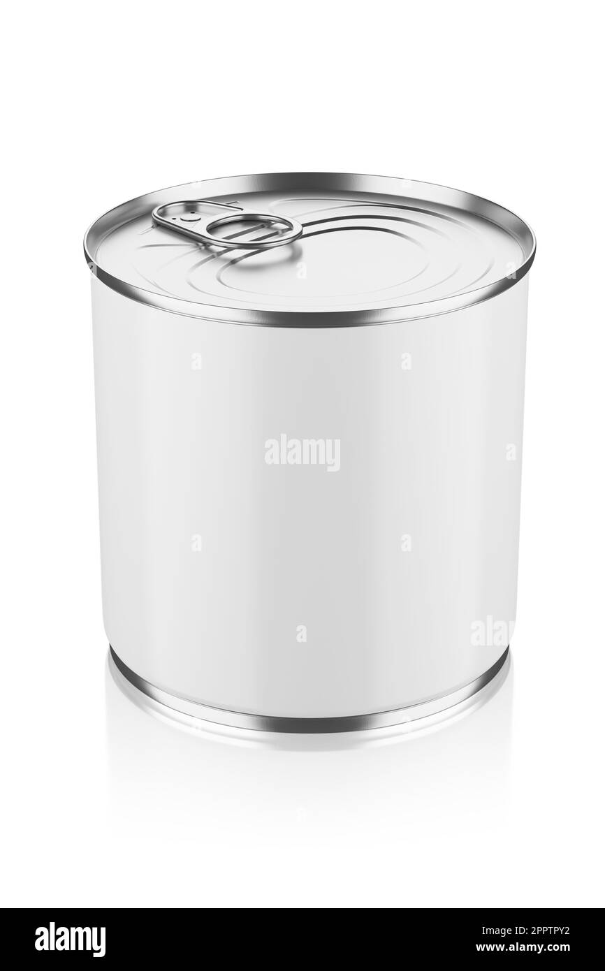 Maquette en boîte 83 x 90. Isolé sur fond blanc. 3D illustration du rendu. Banque D'Images