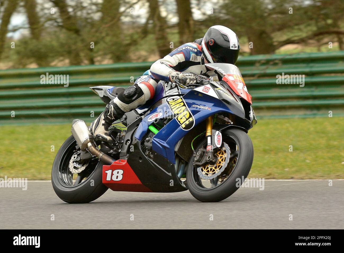 Course de Superbike britannique Banque D'Images