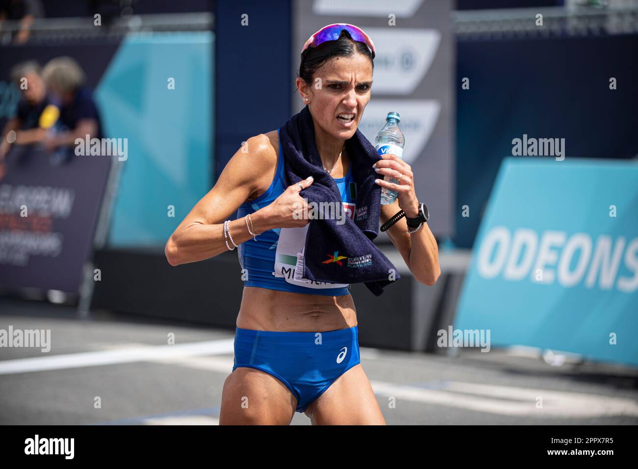 Anna Incerti participe au Marathon des Championnats d'athlétisme européens de Munich 2022. Banque D'Images