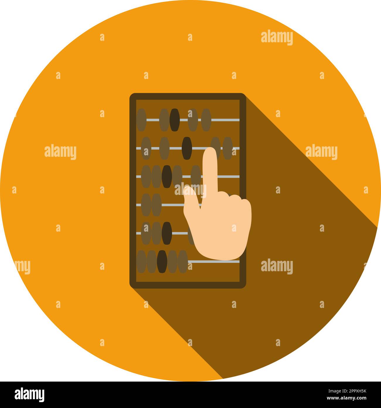 Icône de l’abaque Illustration de Vecteur