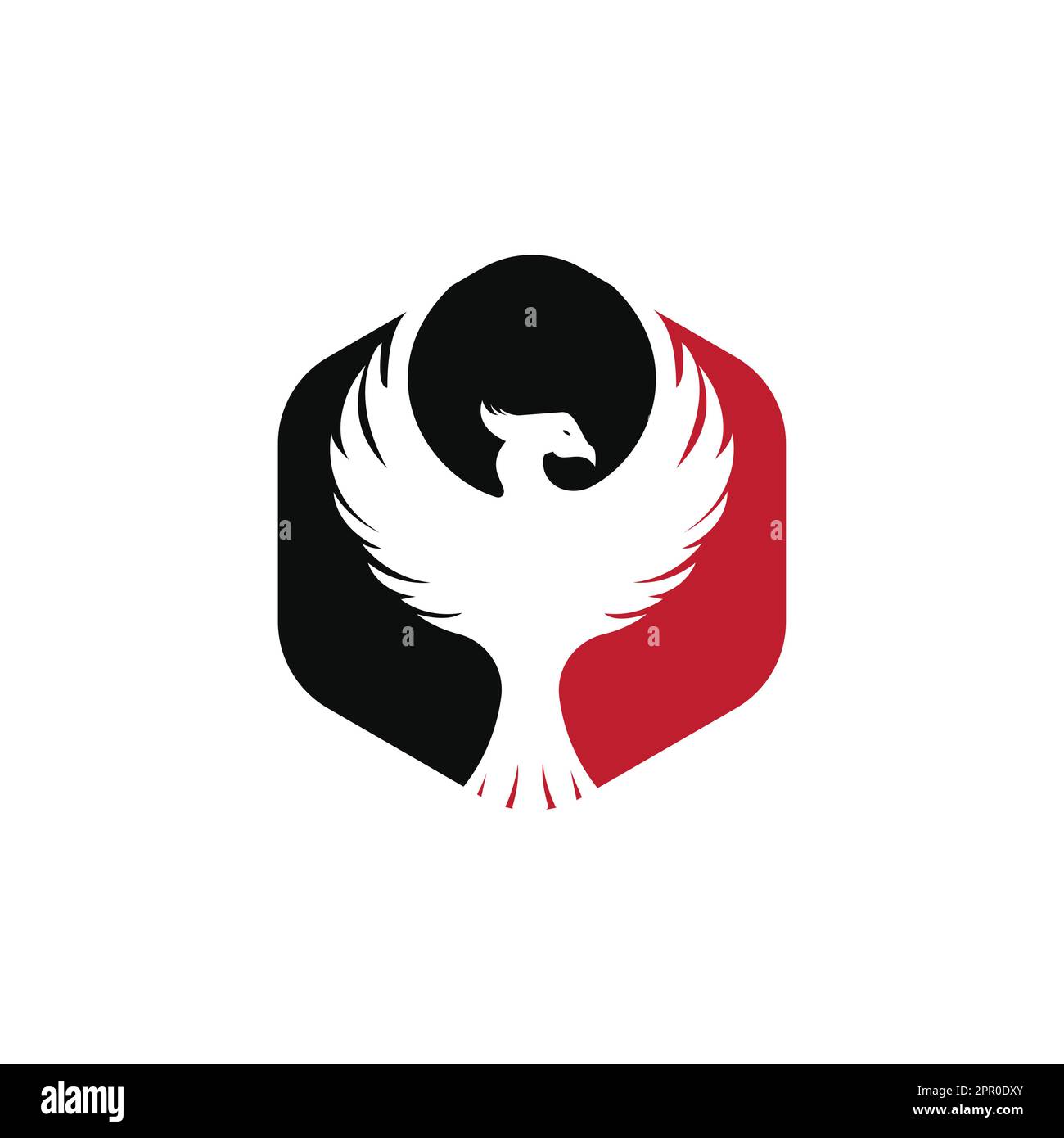 Logo Phoenix. Logo créatif de l'oiseau mythologique. Illustration de Vecteur