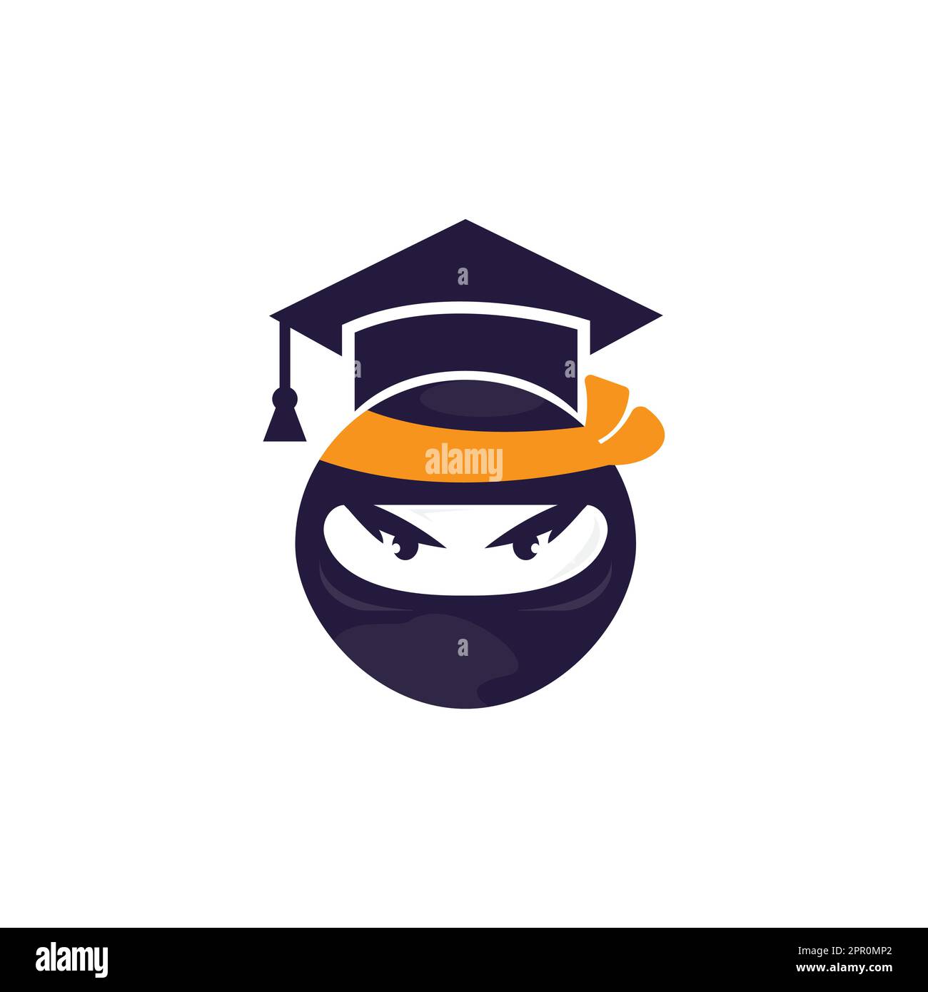 Logo Smart ninja Modern Education Vector. Illustration de Vecteur