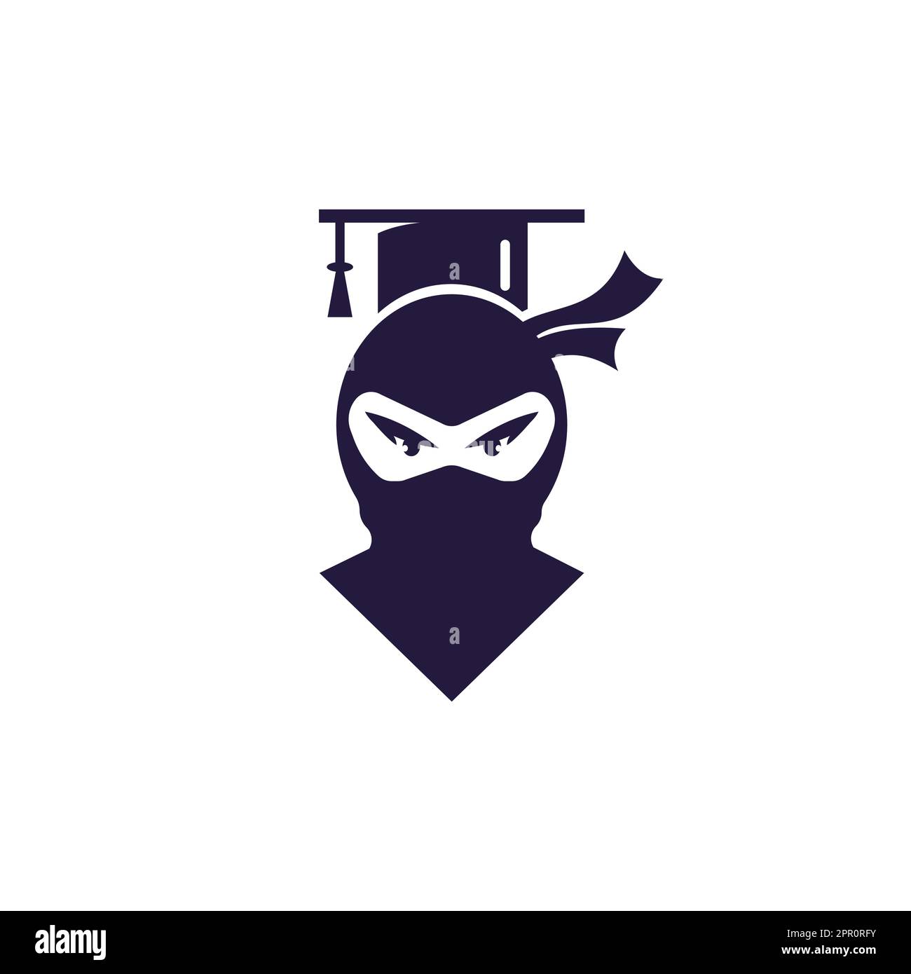 Logo Smart ninja Modern Education Vector. Illustration de Vecteur