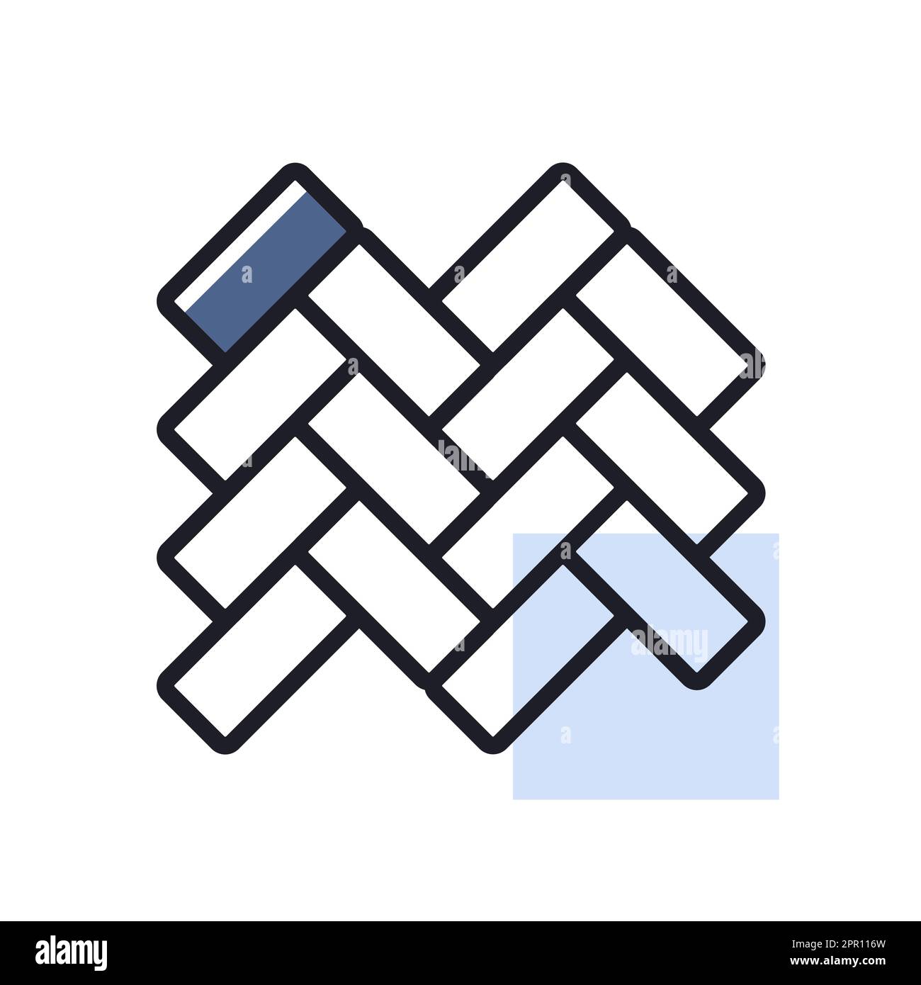 Icône de vecteur parquet. Construction, réparation Illustration de Vecteur