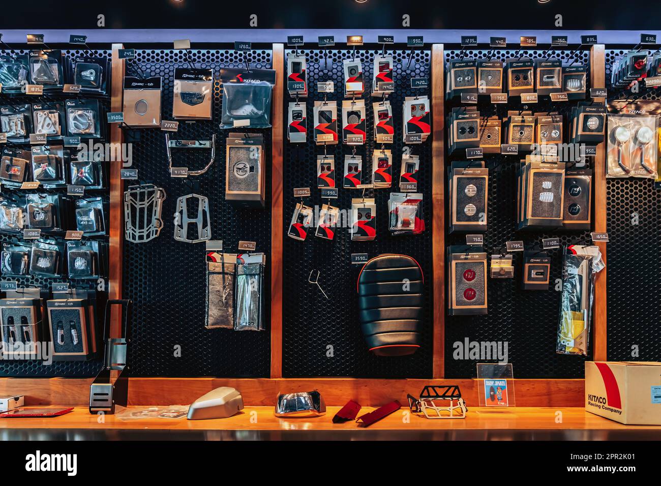 NAKHON PATHOM,THAÏLANDE7 JANVIER 2023 Accessoires et pièces de