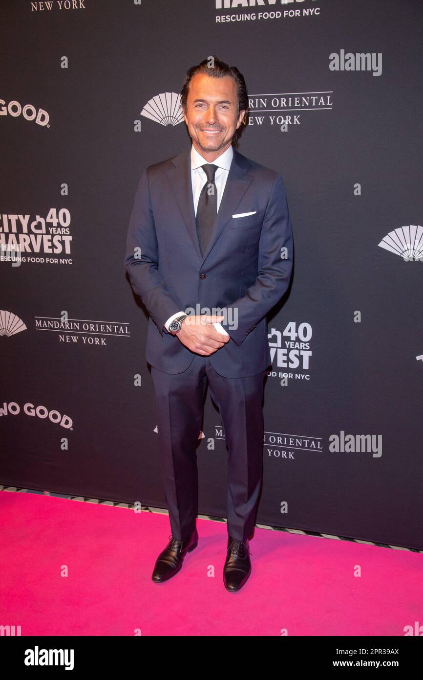 New York, États-Unis. 25th avril 2023. William Abadie assiste à la City Harvest présente le Gala anniversaire de 40th: House of Harvest à Cipriani 42nd Street à New York. Crédit : SOPA Images Limited/Alamy Live News Banque D'Images
