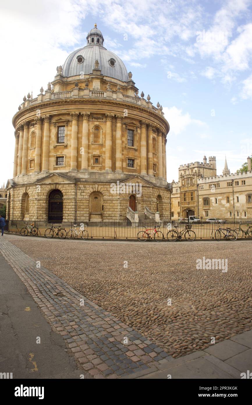 Ancienne bibliothèque de l'Université d'Oxford Banque D'Images