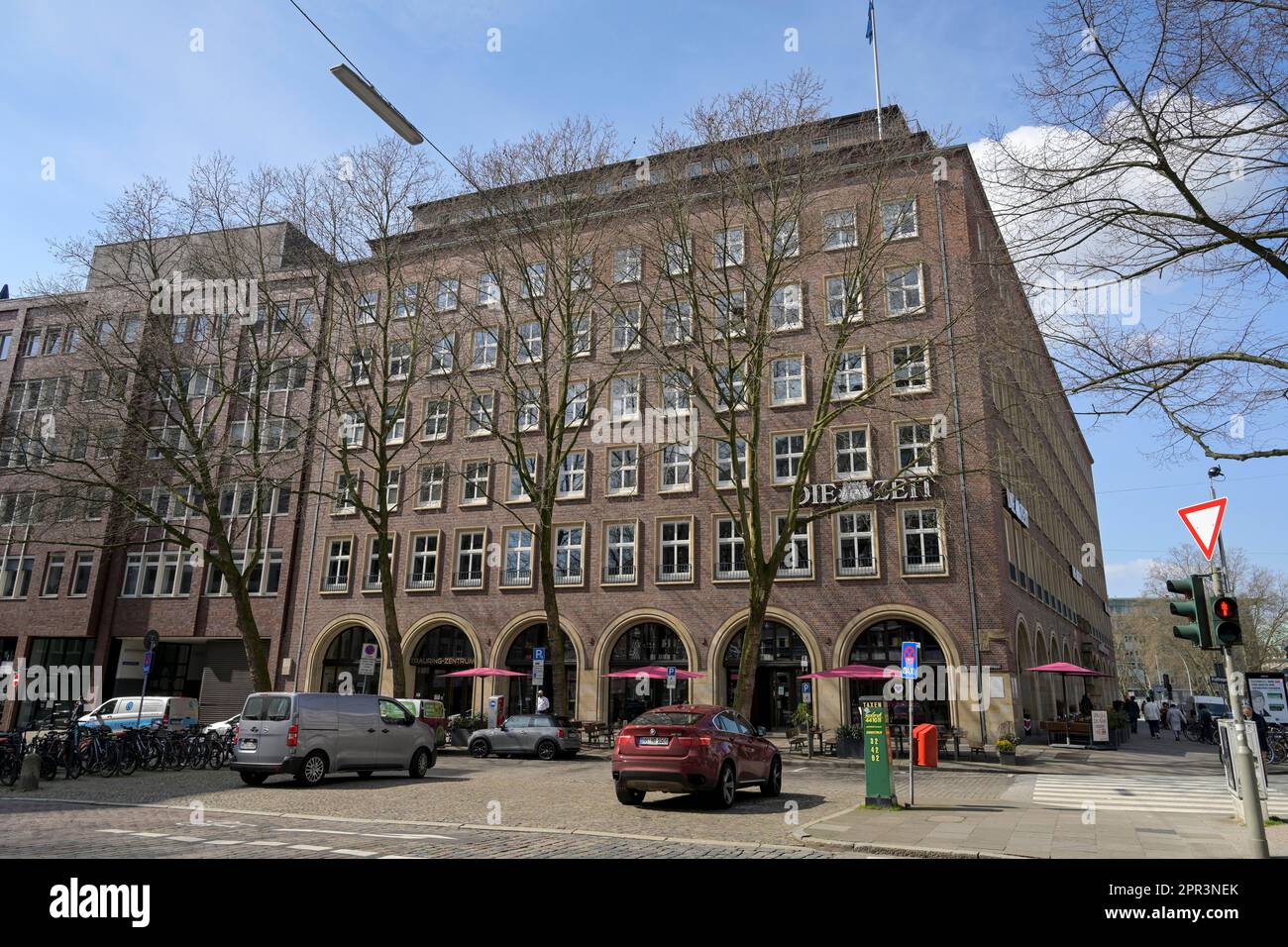 Die Zeit, Helmut-Schmidt-Haus, Speersort, Hamburg, Deutschland Banque D'Images