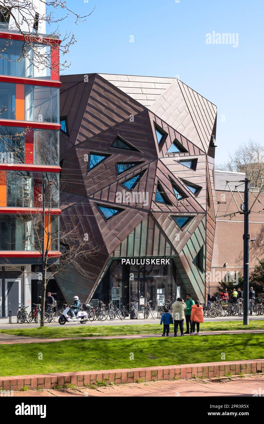 Rotterdam, pays-Bas - Église Paulus par will Alsop Banque D'Images