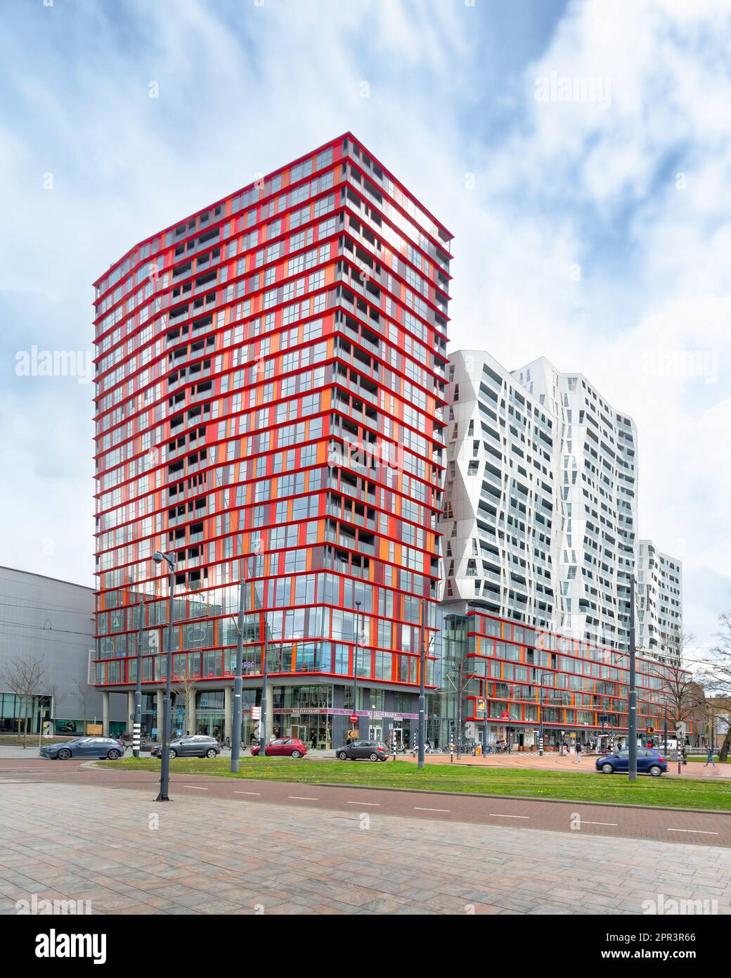 Rotterdam, pays-Bas - Calypso logement et développement mixte par will Alsop Banque D'Images