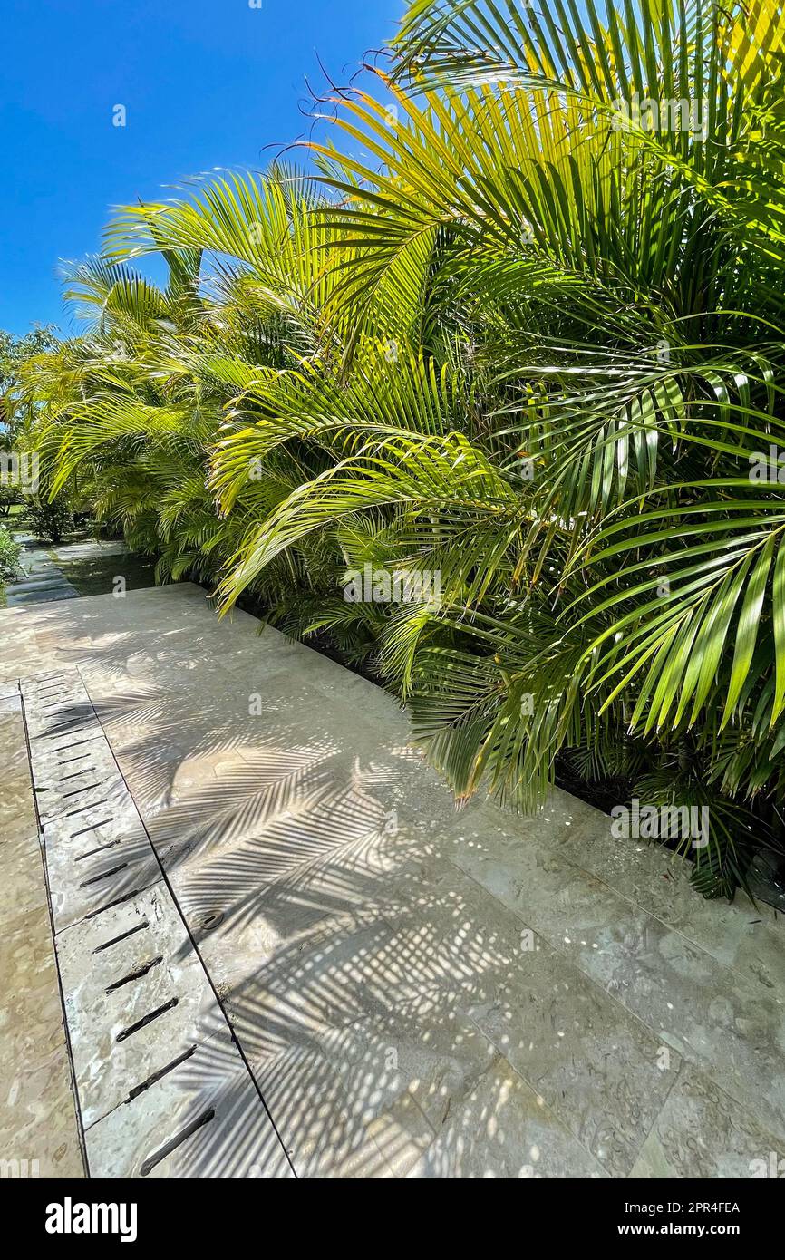 Maison privée à Punta Cana, République Dominicaine Banque D'Images