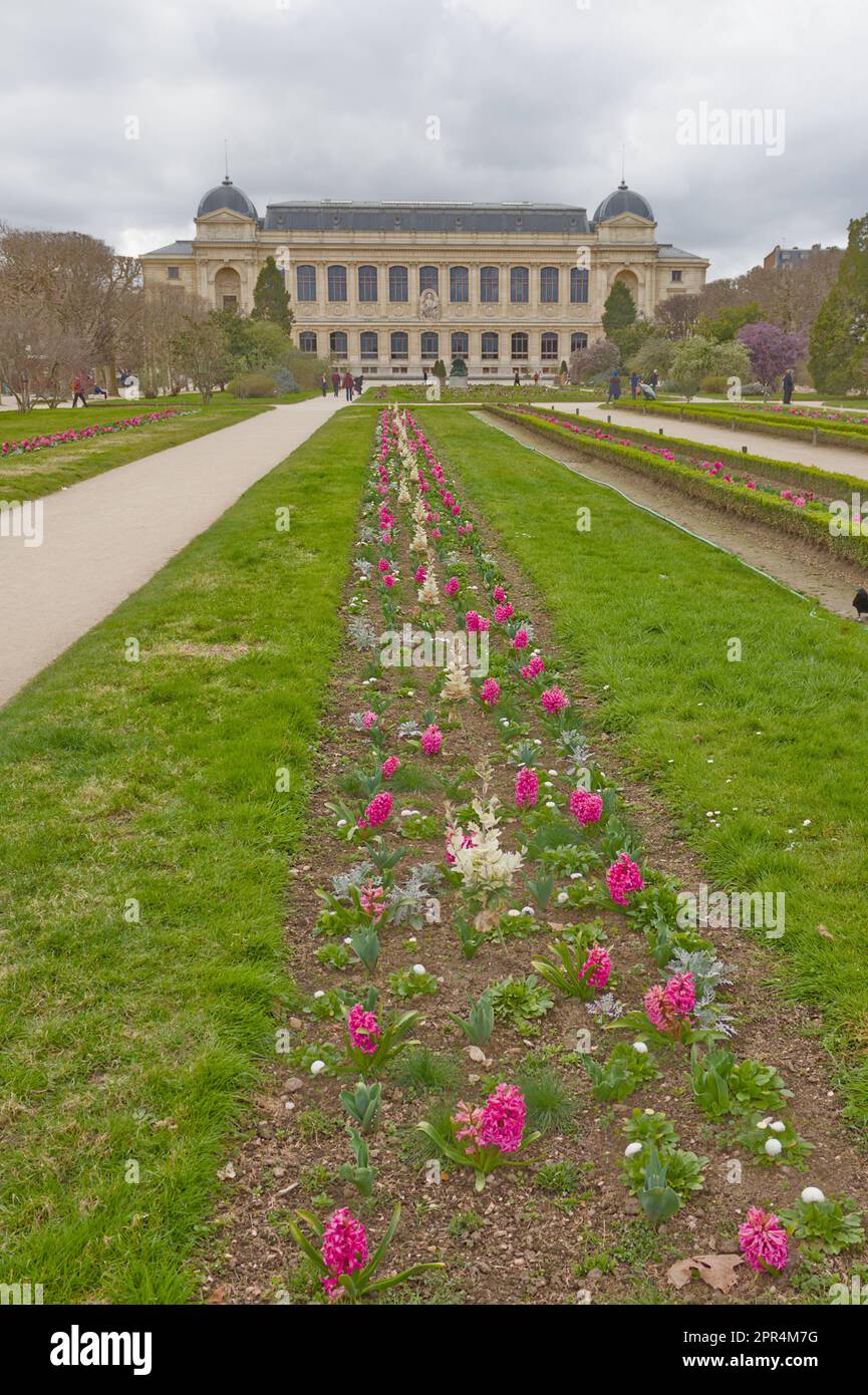 Façade du Musée de la Grande Galerie de l'évolution dans le jardin des plantes Banque D'Images