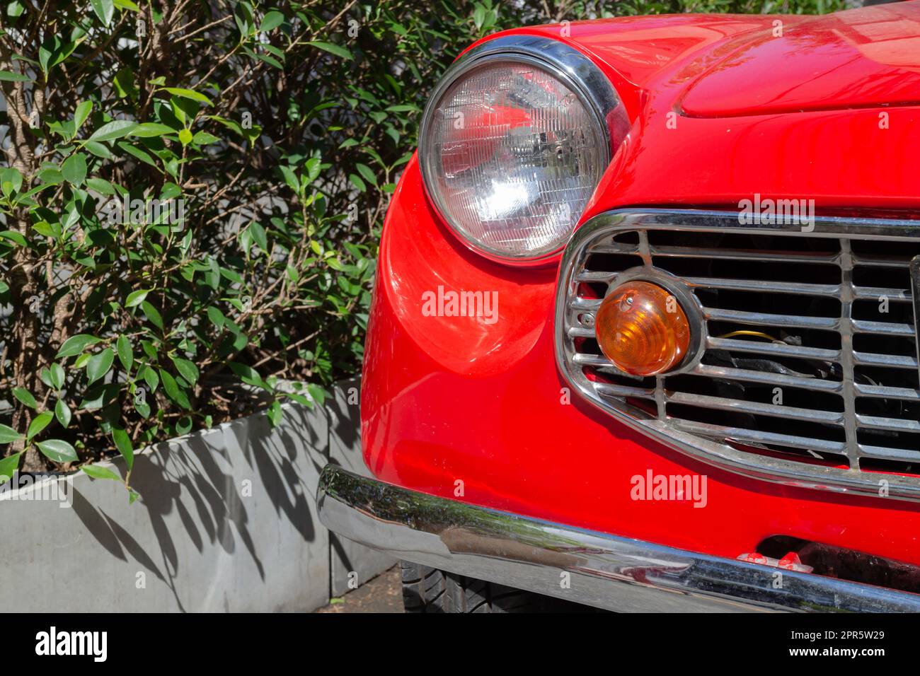 Classique rouge vintage car show Banque D'Images