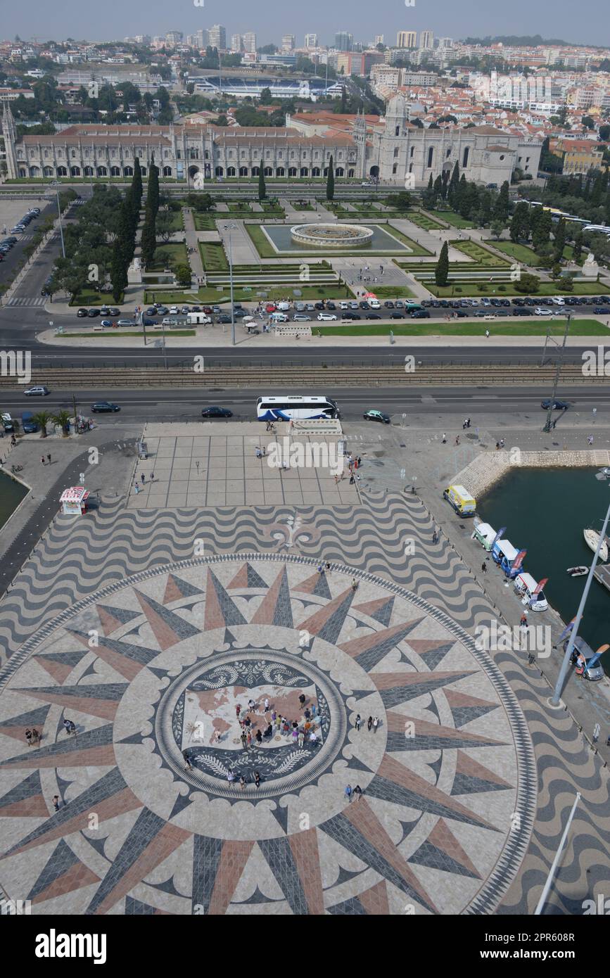 Pavés dans les rues de Lisbonne - Lisboa -, la capitale du Portugal, septembre 2018 Banque D'Images