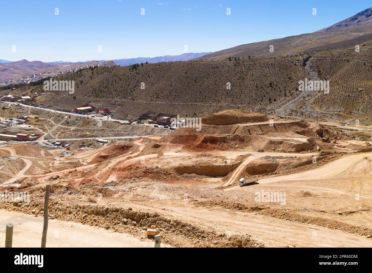 Vue aérienne de Potosi, Bolivie Banque D'Images