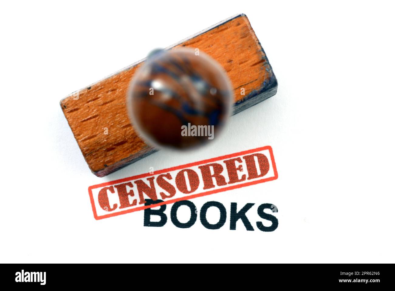 Livres censurés Banque D'Images