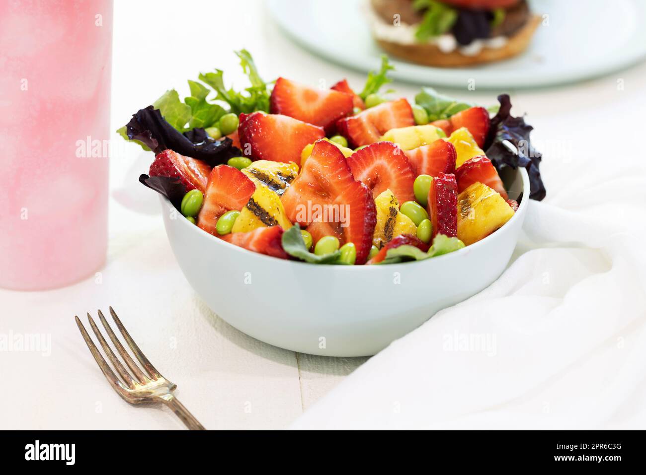 Salade de fruits frais Banque D'Images