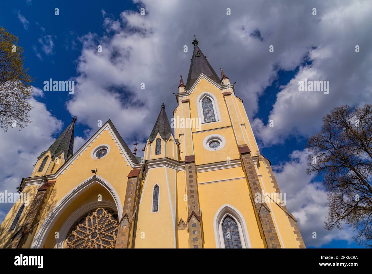 Basilique de la visite de la Sainte Vierge Marie Banque D'Images