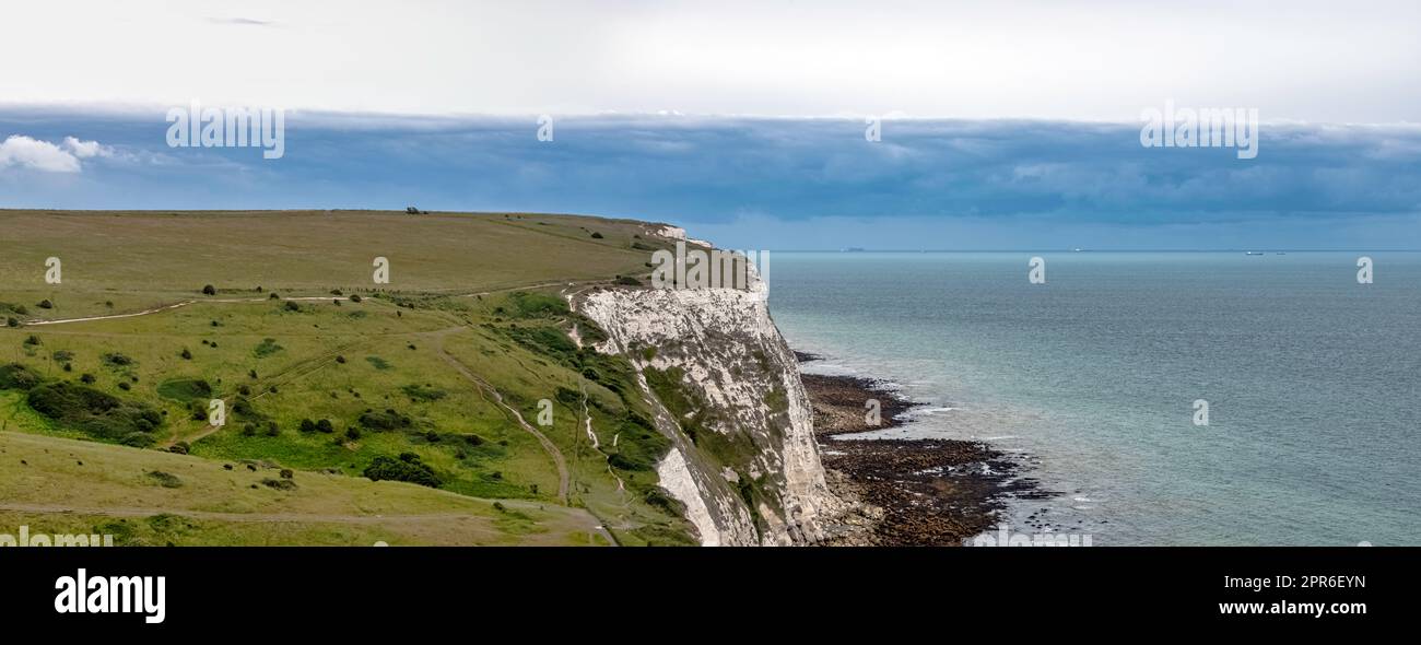 Falaises blanches d'Angleterre à Douvres, Royaume-Uni Banque D'Images