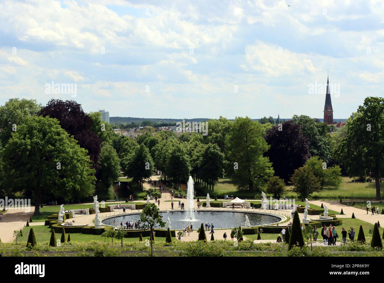 Sanssouci - ensemble de Schlössern und Gärten Banque D'Images