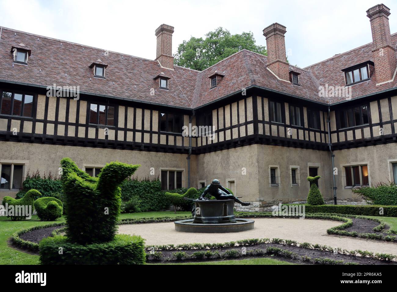 Schloss Cecilienhof historische Stätte der Potsdamer Konferenz 1945 Banque D'Images