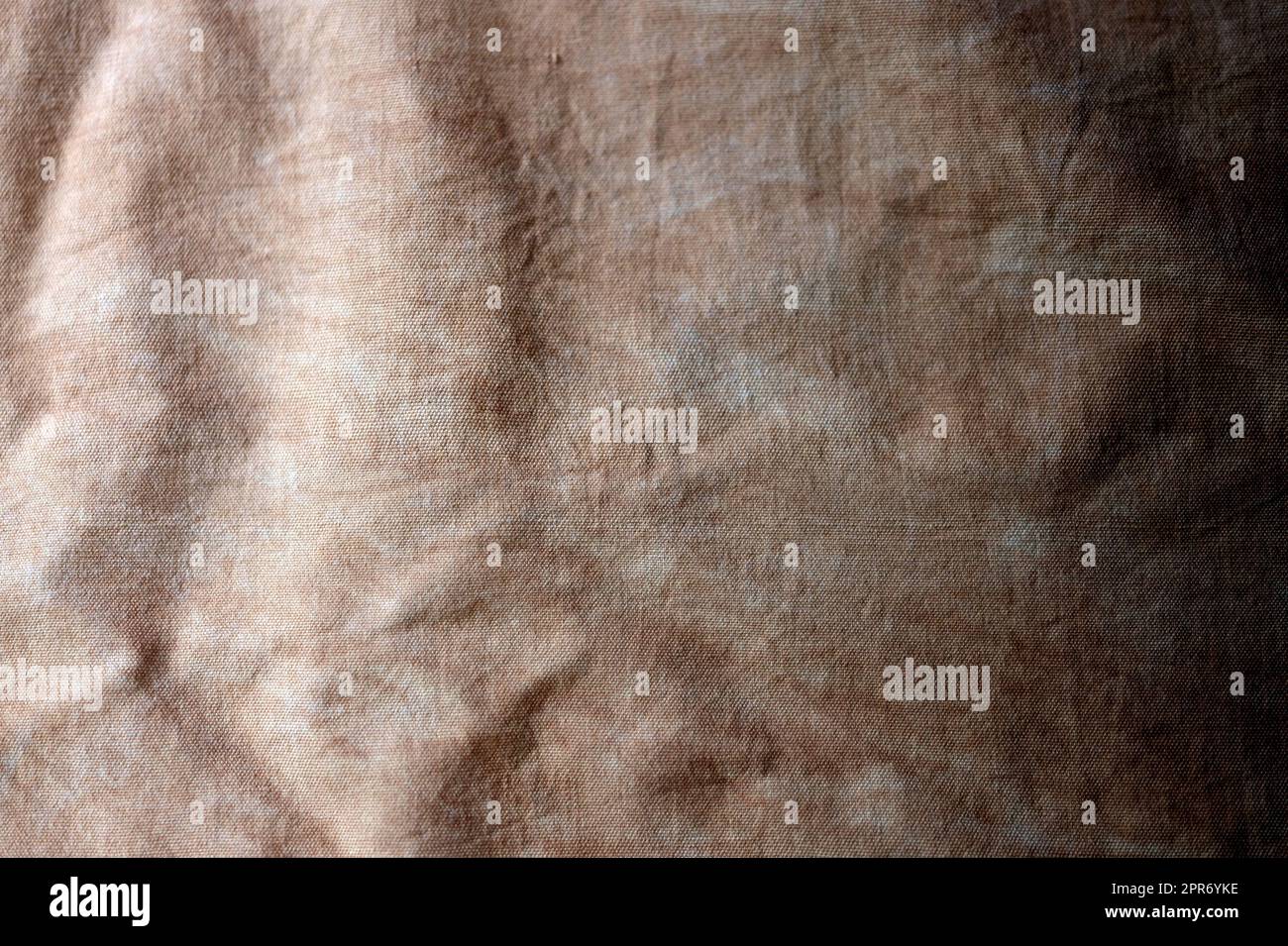 Tissu marron texture background Banque D'Images