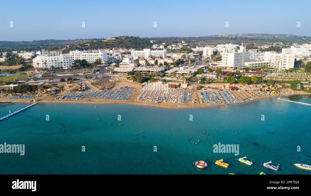 Baie aérienne de figuier, Protaras, Chypre Banque D'Images