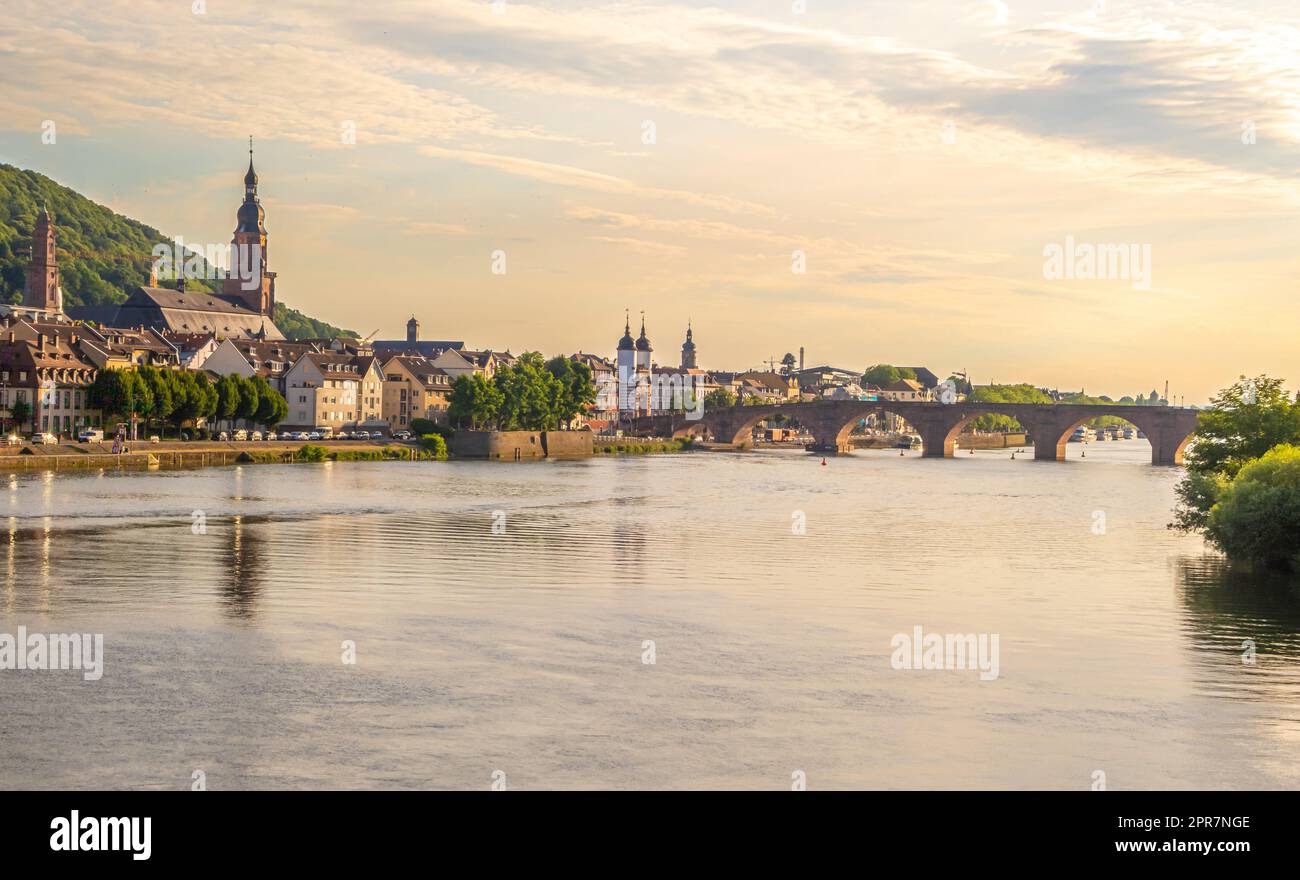 Vue sur Heidelberg en Allemagne Banque D'Images