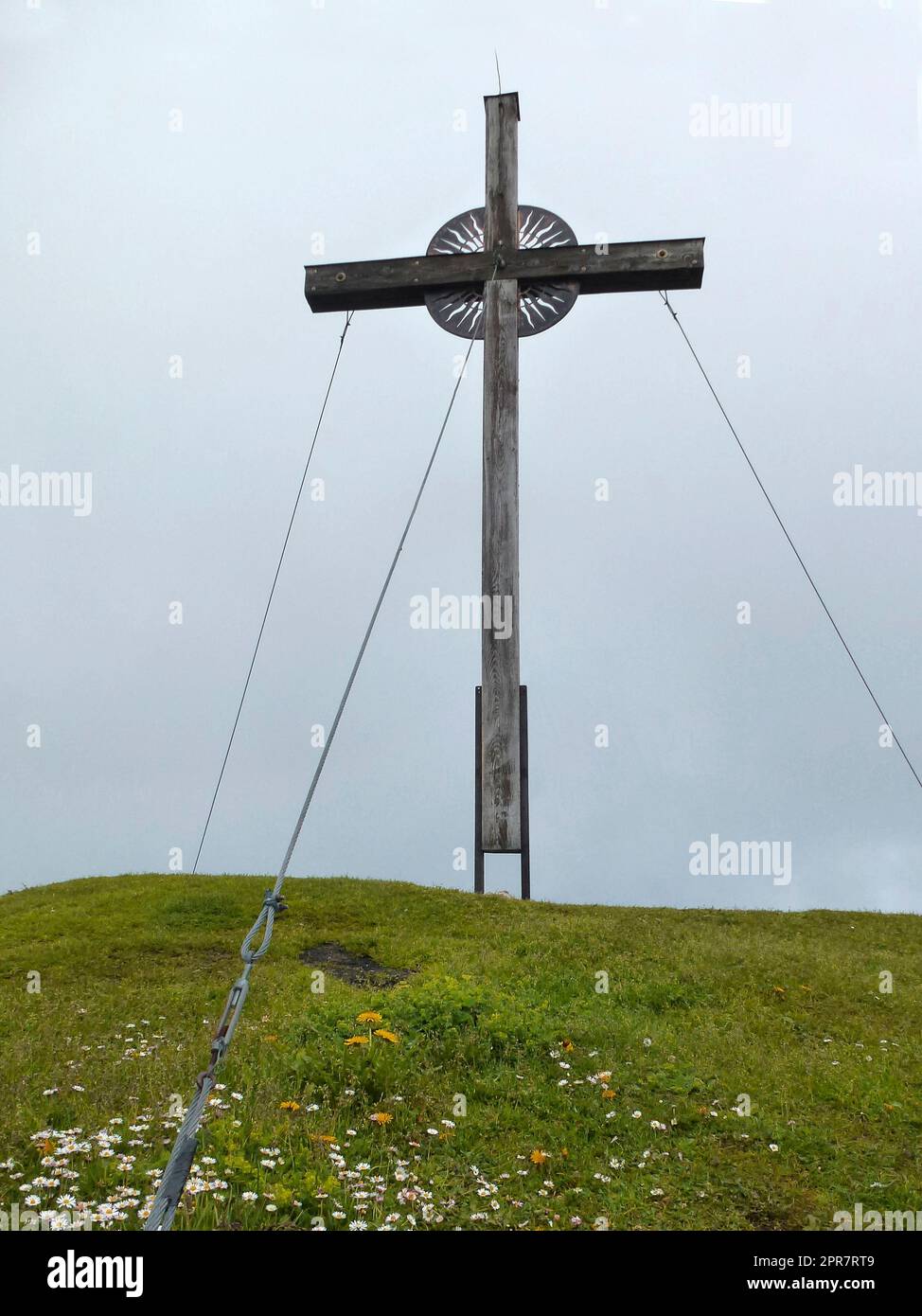 Sommet de la montagne Notkarspitze, Alpes d'Ammergau, Allemagne Banque D'Images