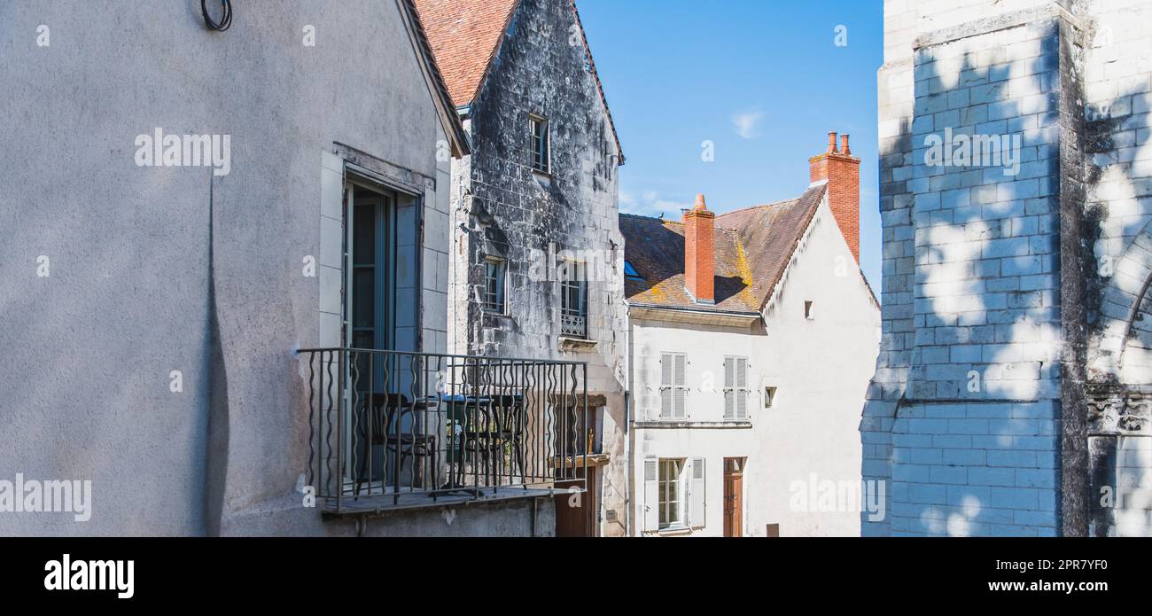 Collégiale Saint-Aignan de Saint-Aignan en France Banque D'Images