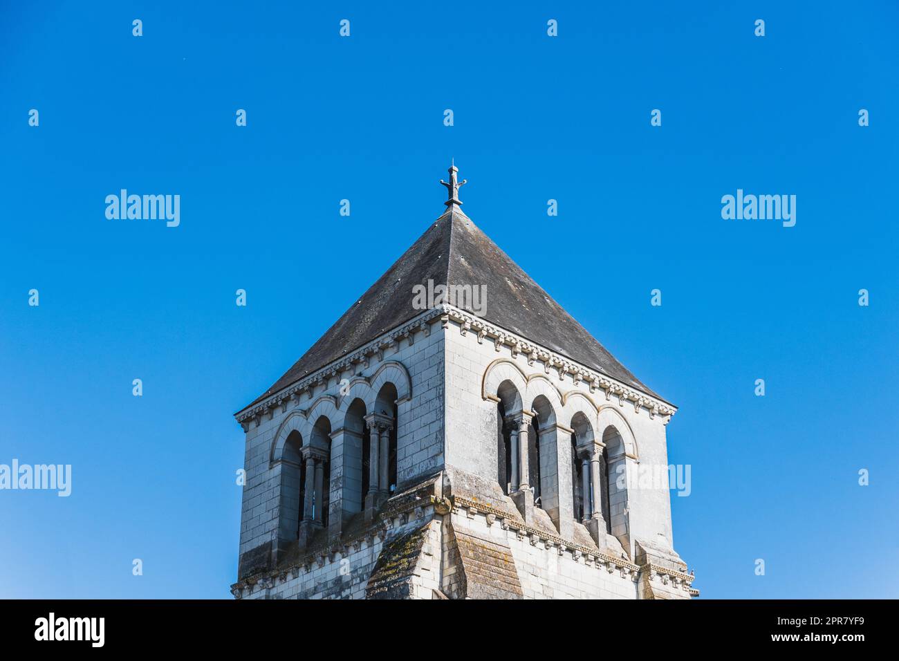 Collégiale Saint-Aignan de Saint-Aignan en France Banque D'Images