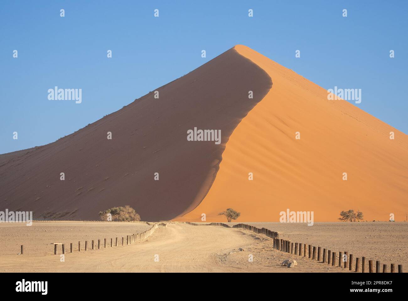 Dunes de sable à Sossusvlei Namibie Banque D'Images