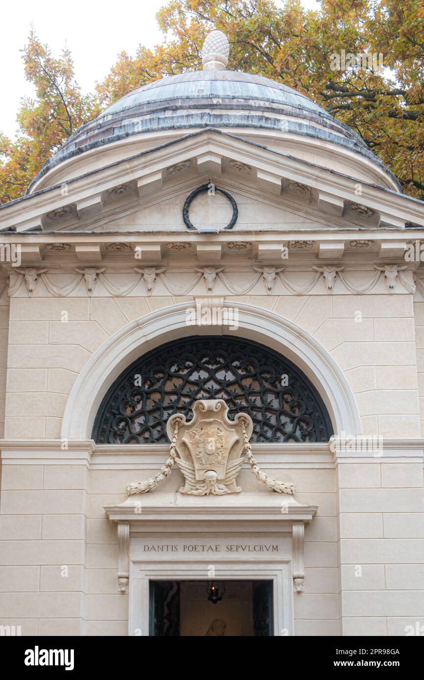 Dante Alighieri, tombe du poète italien à Ravenne Banque D'Images