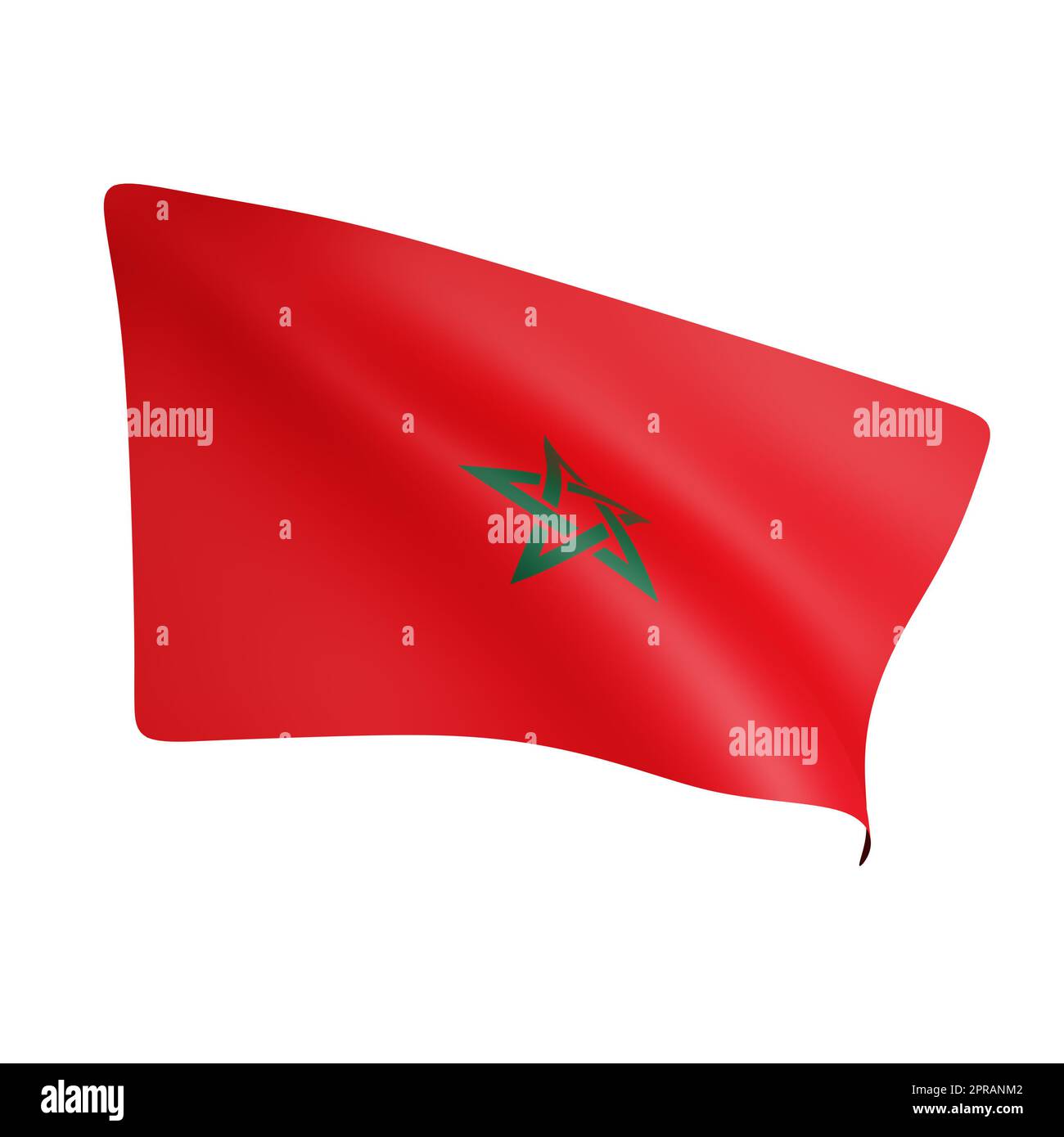 le concept du drapeau marocain la journée nationale du maroc Banque D'Images