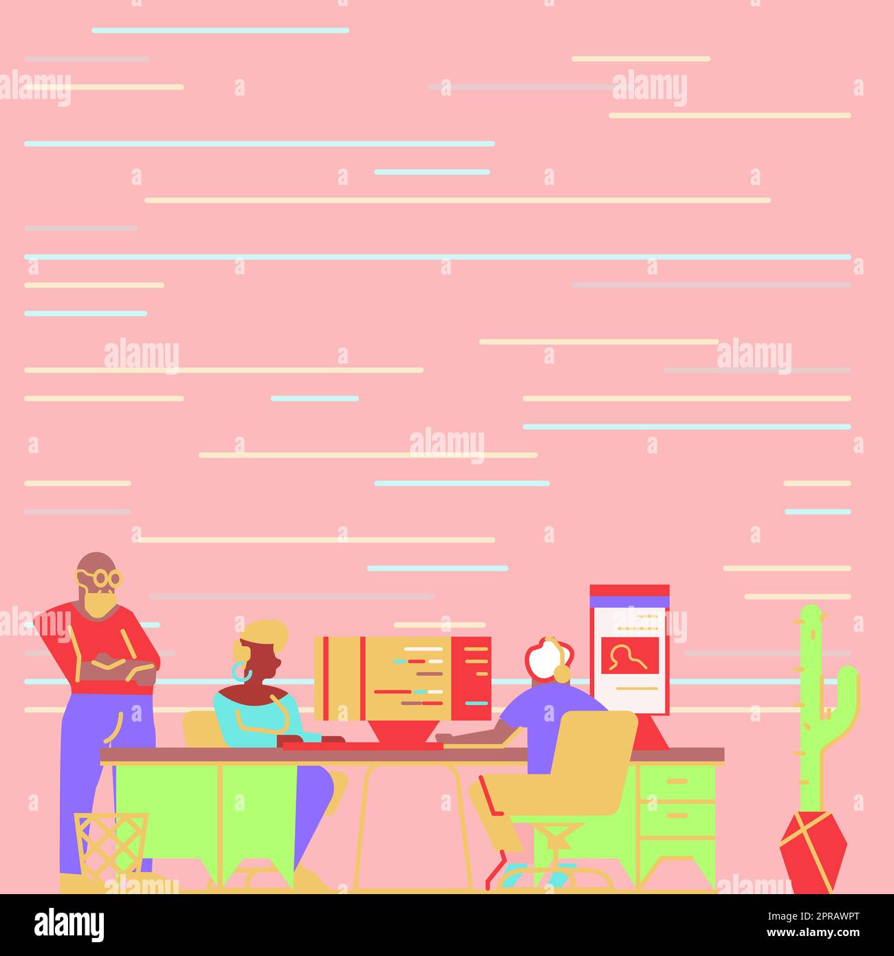 Résumé Conférence en ligne, idées de classe numérique, Réunion de classe virtuelle, donner des conférences, idées de présentation informatique, Travail à distance Banque D'Images