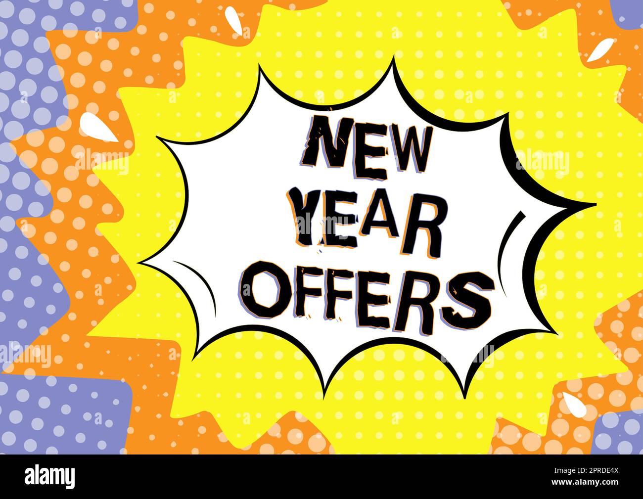 Légende du texte présentant les offres du nouvel an. Word pour la dernière saison des fêtes réductions de prix ventes Cloud Bubble de réflexion avec modèle pour bannières Web et publicité. Banque D'Images