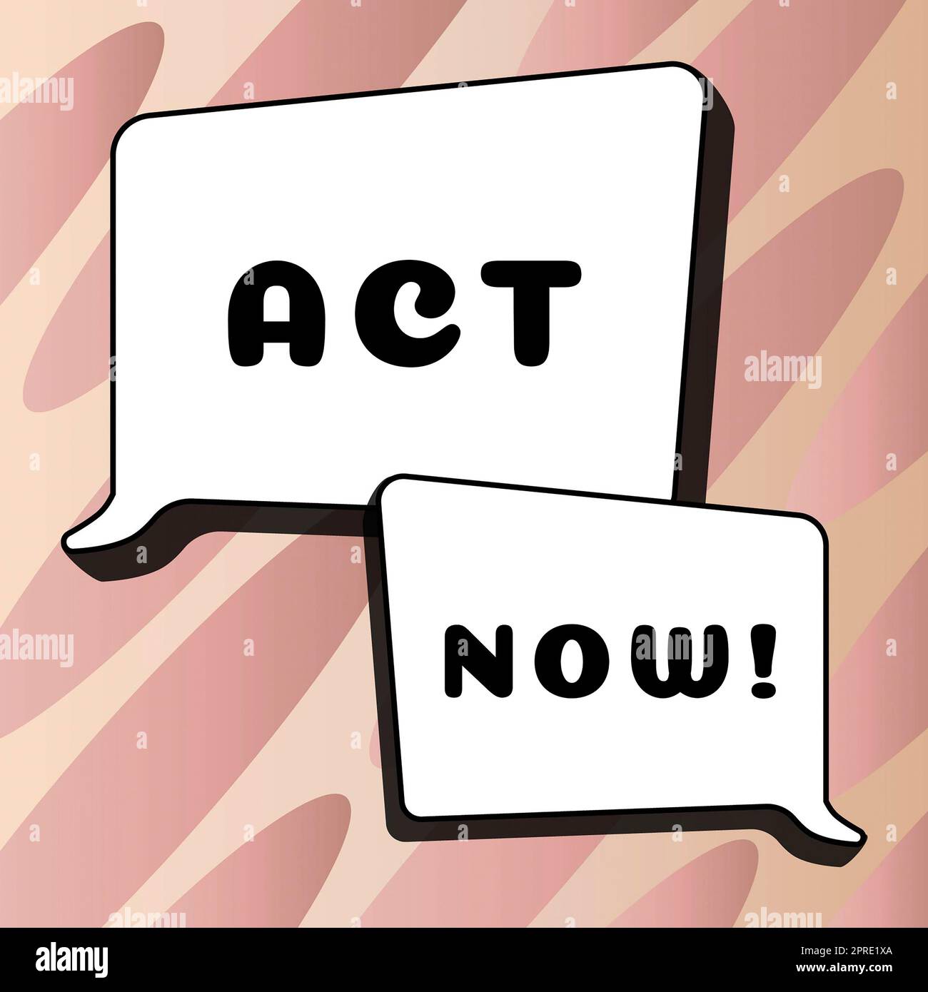 Affichage conceptuel ACT maintenant, photo conceptuelle ayant une réponse rapide demandant à quelqu'un de faire l'action sans retard Banque D'Images