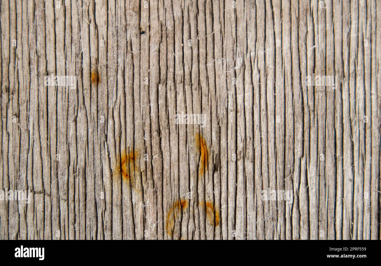Ancienne surface en bois rouillé, arrière-plan abstrait de texture vintage Banque D'Images