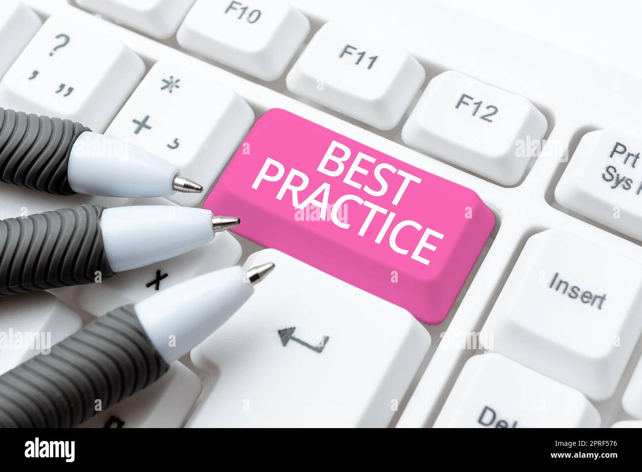 Légende conceptuelle meilleure pratique. Business Showcase Method lignes directrices systématiques Touchstone éthique du cadre -48619 Banque D'Images