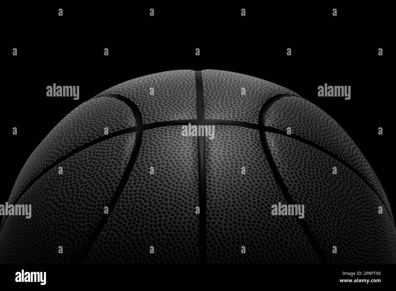 Gros plan sur l'arrière-plan de la texture du ballon de basket-ball. 3d rendu Banque D'Images