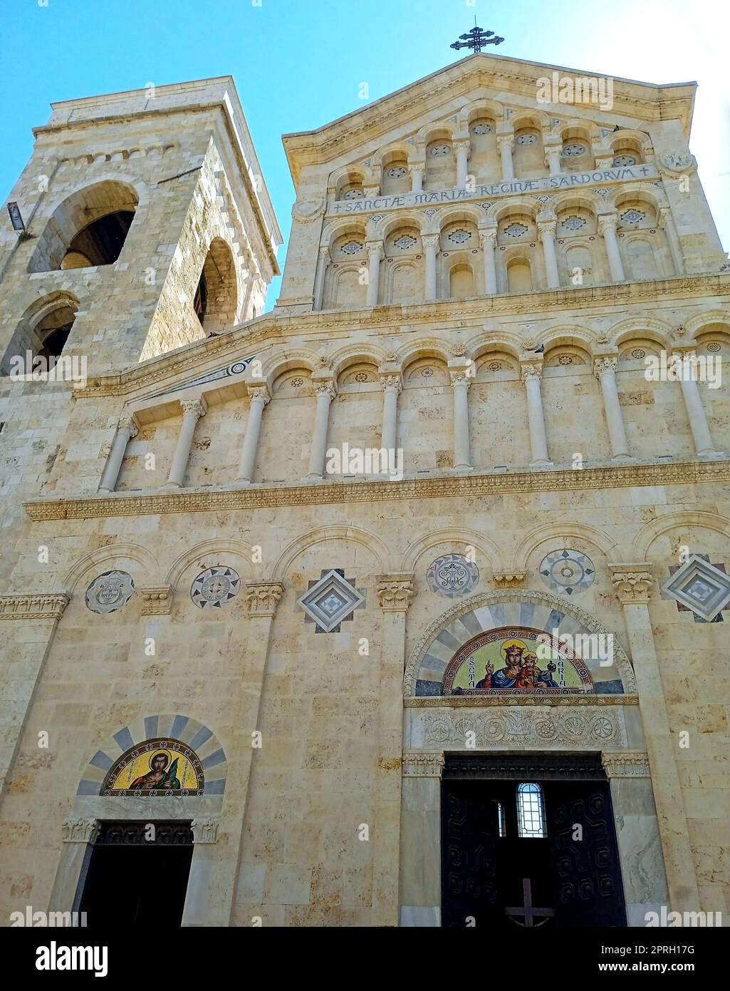 Cathédrale de la ville de Cagliari en Sardaigne Banque D'Images