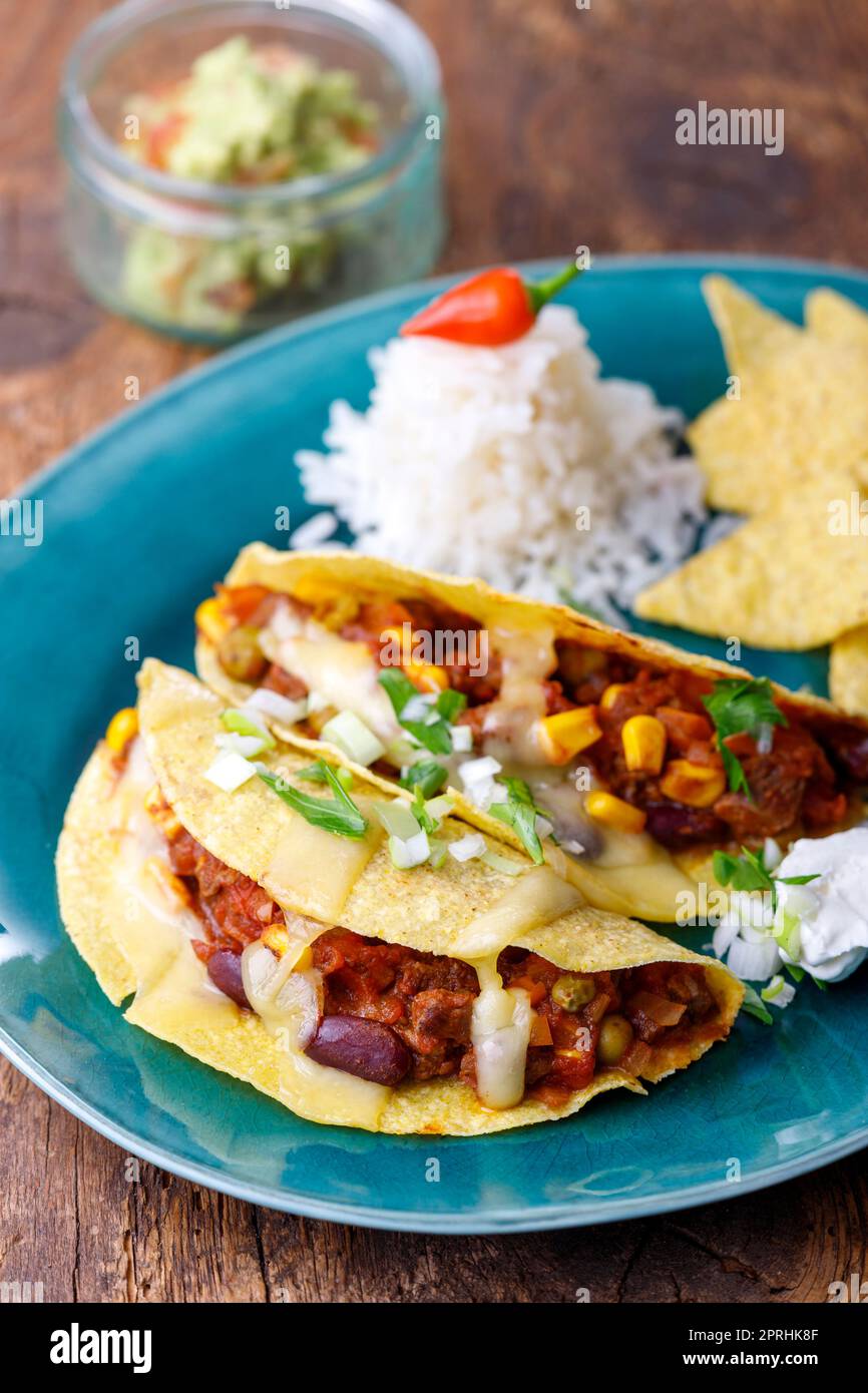 tacos mexicains Banque D'Images