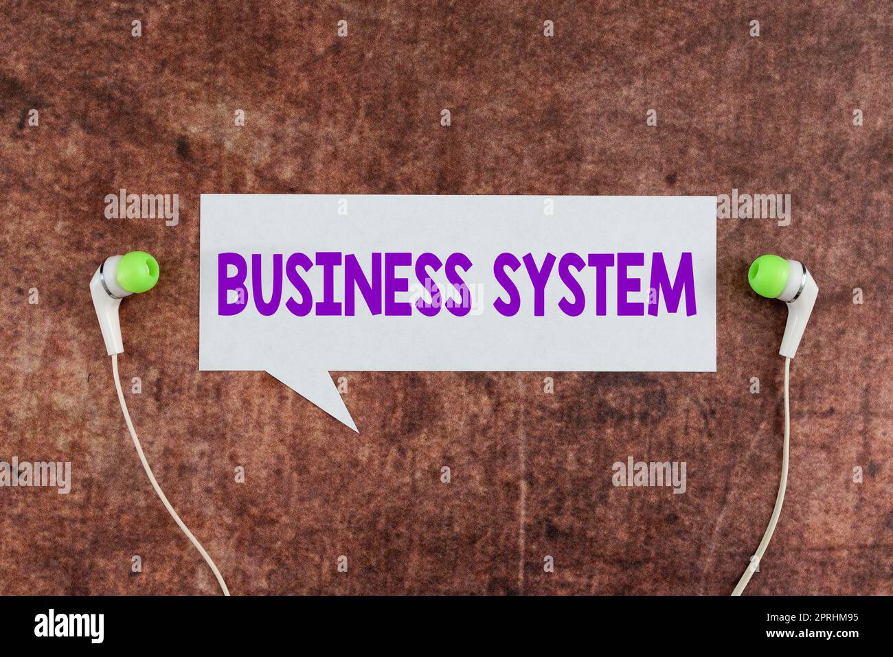 Légende conceptuelle Business SystemA méthode d'analyse de l'information des organisations. Business Showcase Une méthode d'analyse de l'information des organisations Banque D'Images