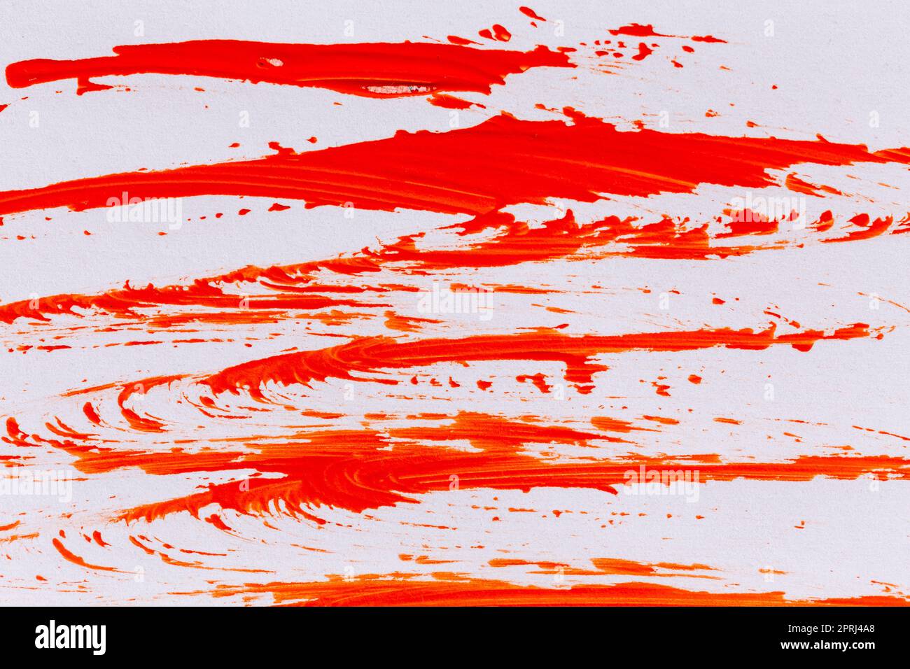 fond de texture peinture acrylique rouge orange Banque D'Images