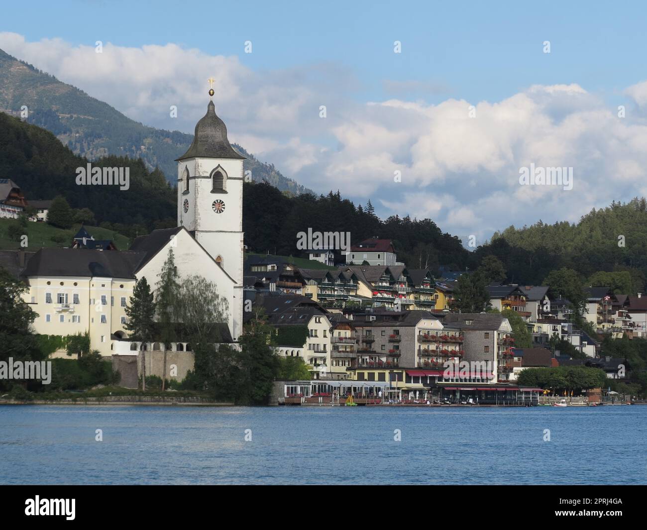 Sankt Wolfgang am Wolfgangsee, Autriche Banque D'Images