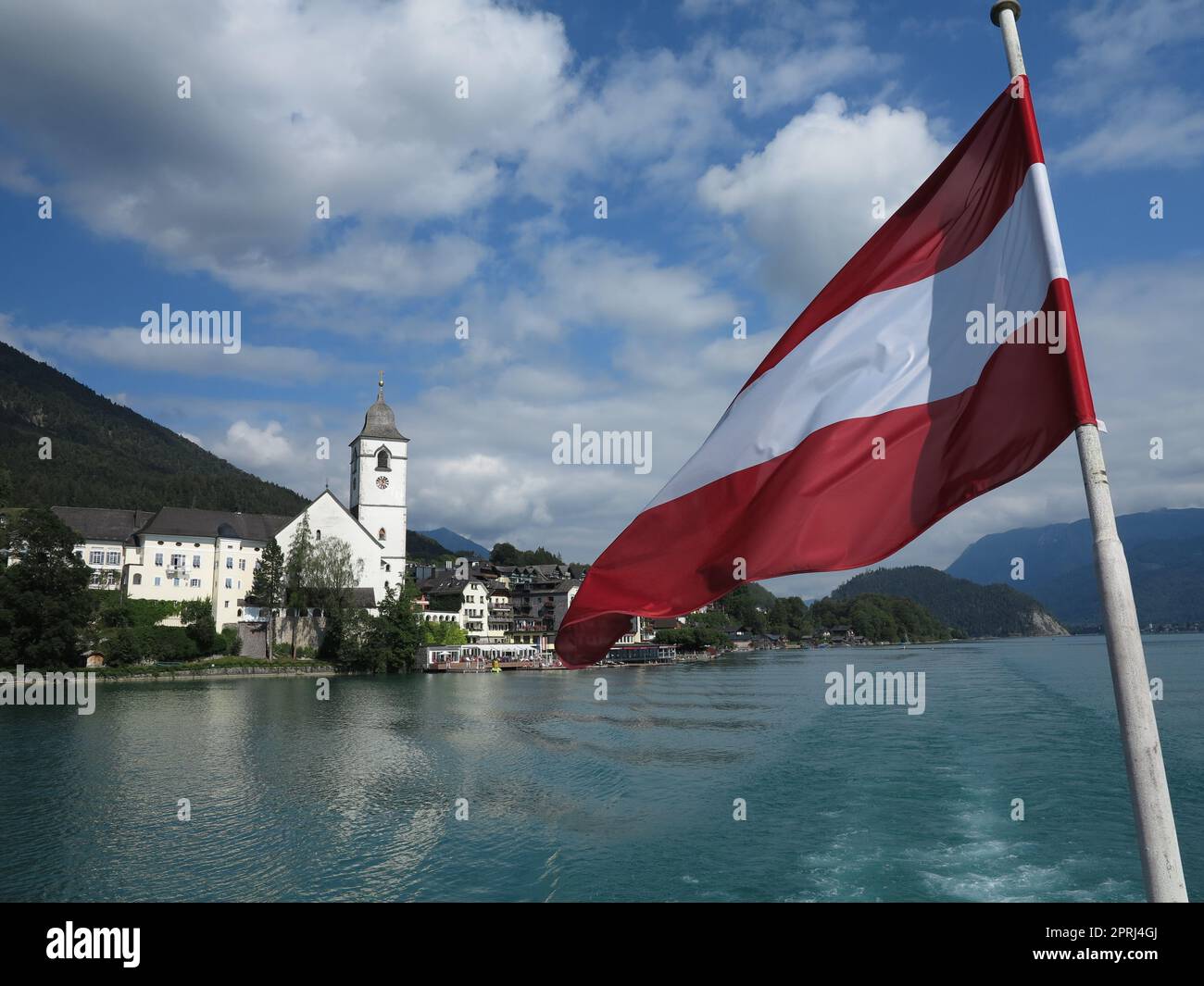 Sankt Wolfgang am Wolfgangsee, Autriche Banque D'Images