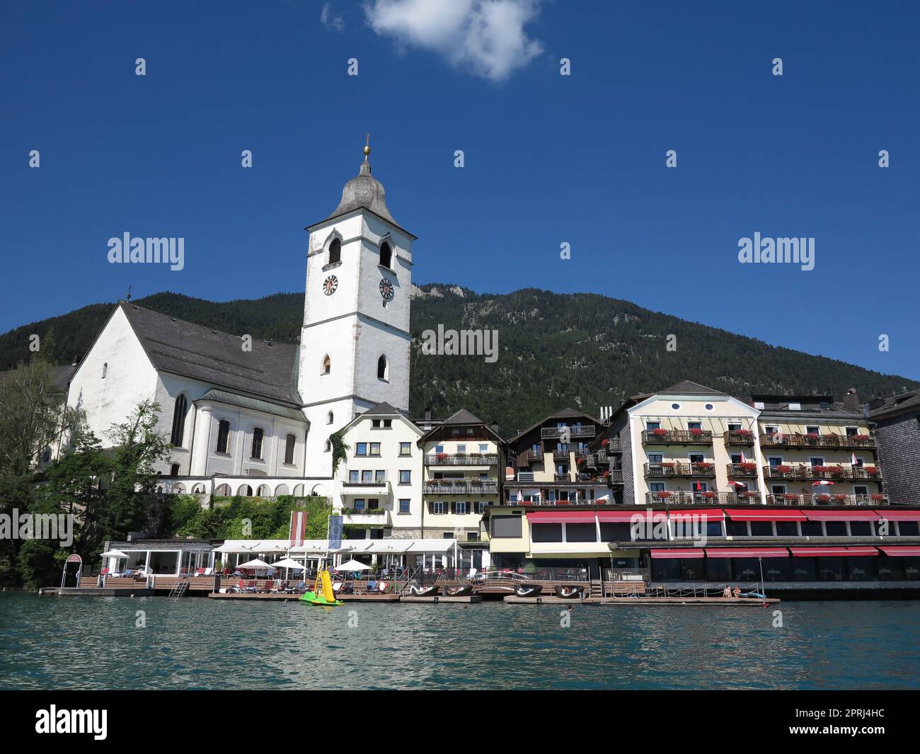 Sankt Wolfgang am Wolfgangsee, Autriche Banque D'Images