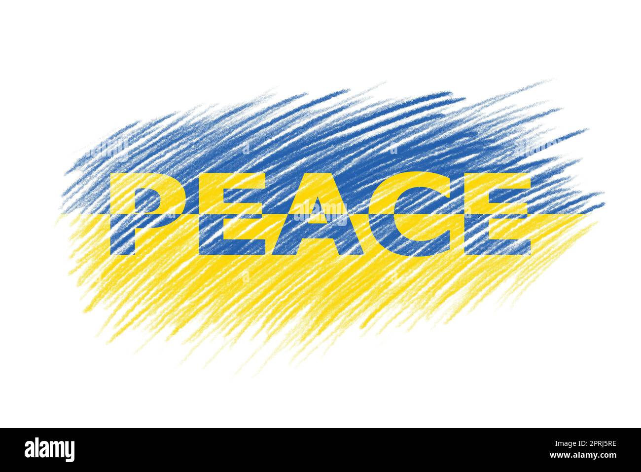 3D drapeau de l'ukrainien dans le concept de paix en Ukraine Banque D'Images