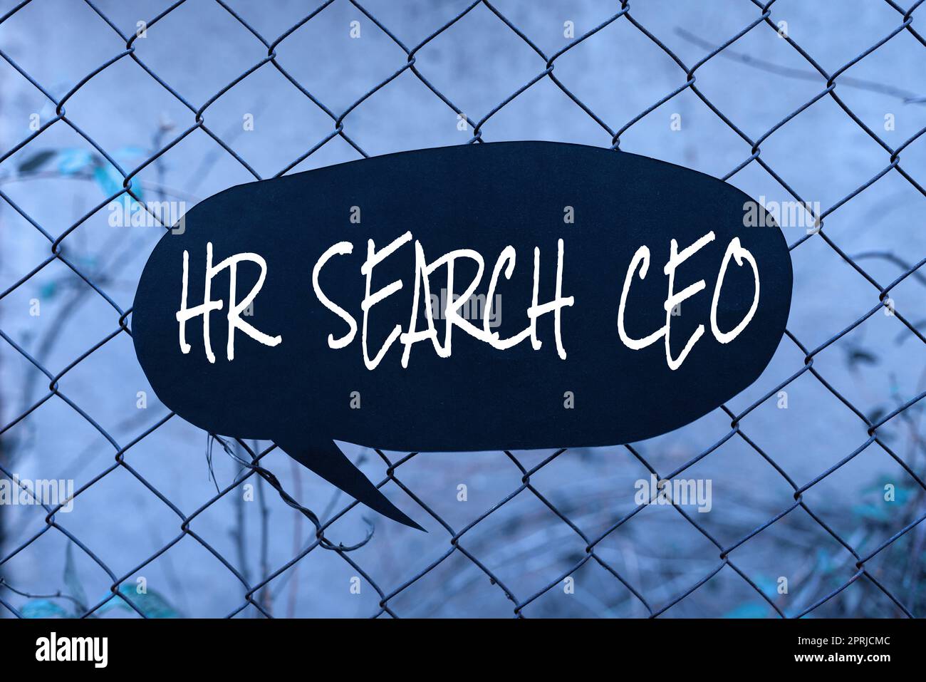 Affichage conceptuel HR Search CEO. Approche commerciale Ressources humaines à la recherche d'un nouveau Directeur général Banque D'Images
