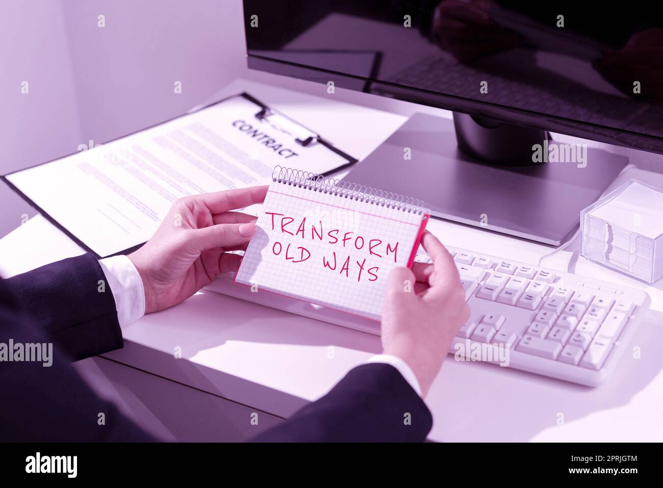 Inspiration montrant signe espoir Survivor combat, Business idée remplacer par de nouvelles méthodes alternatives nouvelle solution Banque D'Images